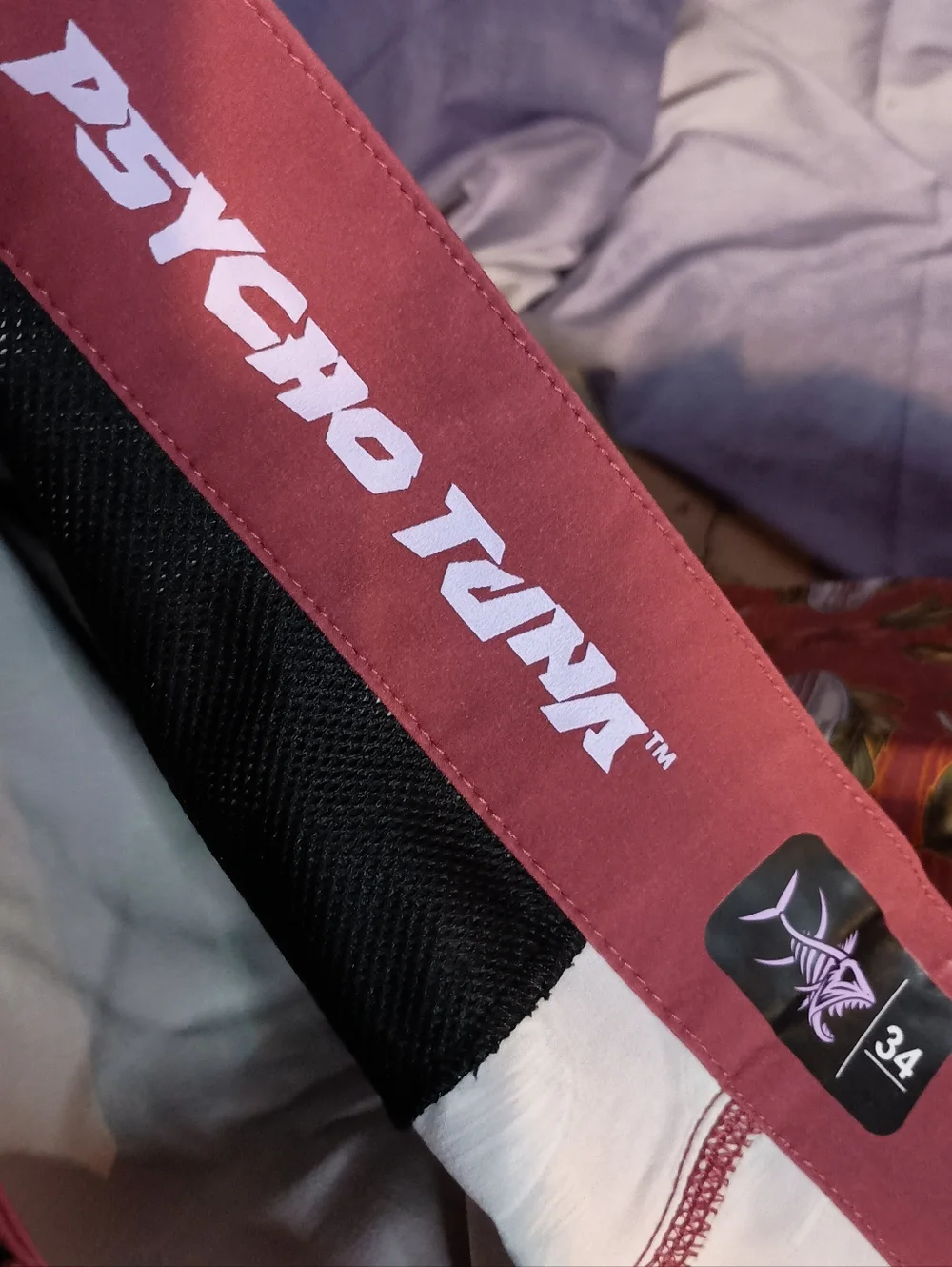 Psycho Tuna Tiki Board Shorts 34 NWT Surf‎ Swim Trunks Tropical Hawaiian